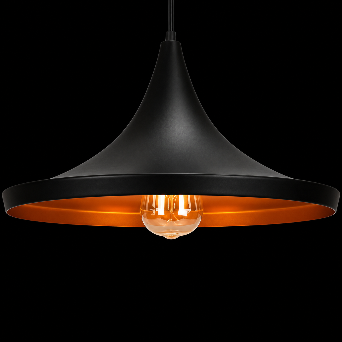 Eclipse Core Bell-shaped Pendant Light