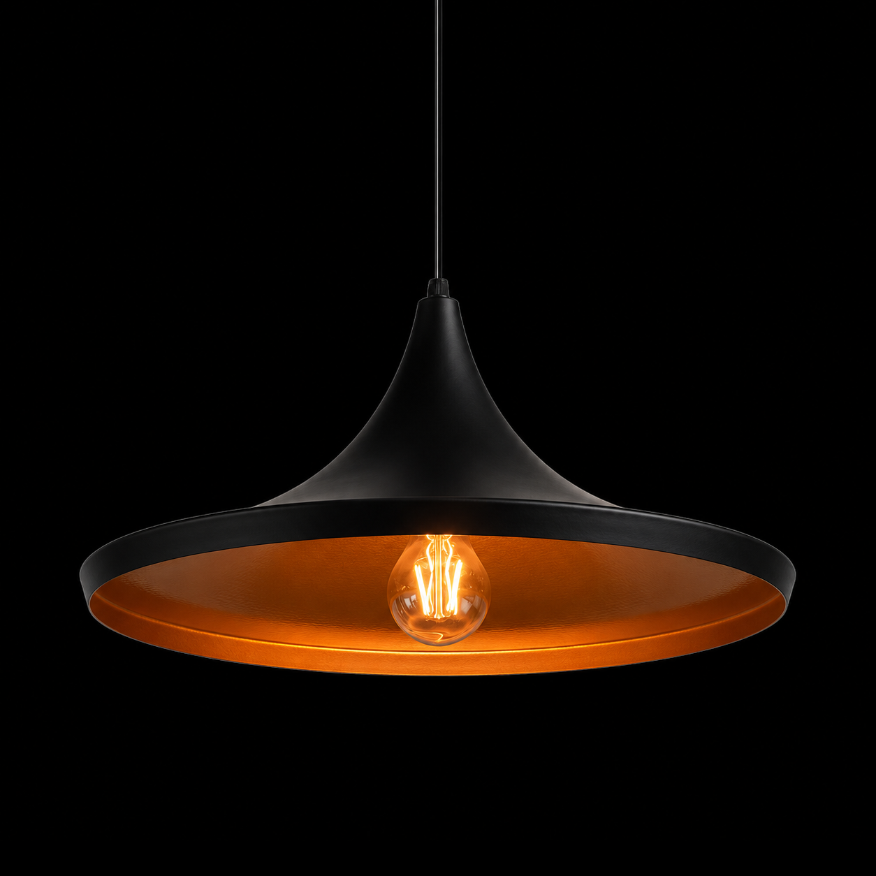 Eclipse Core Bell-shaped Pendant Light