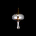 Chroma Flow Modern Smoked Glass Pendant Light