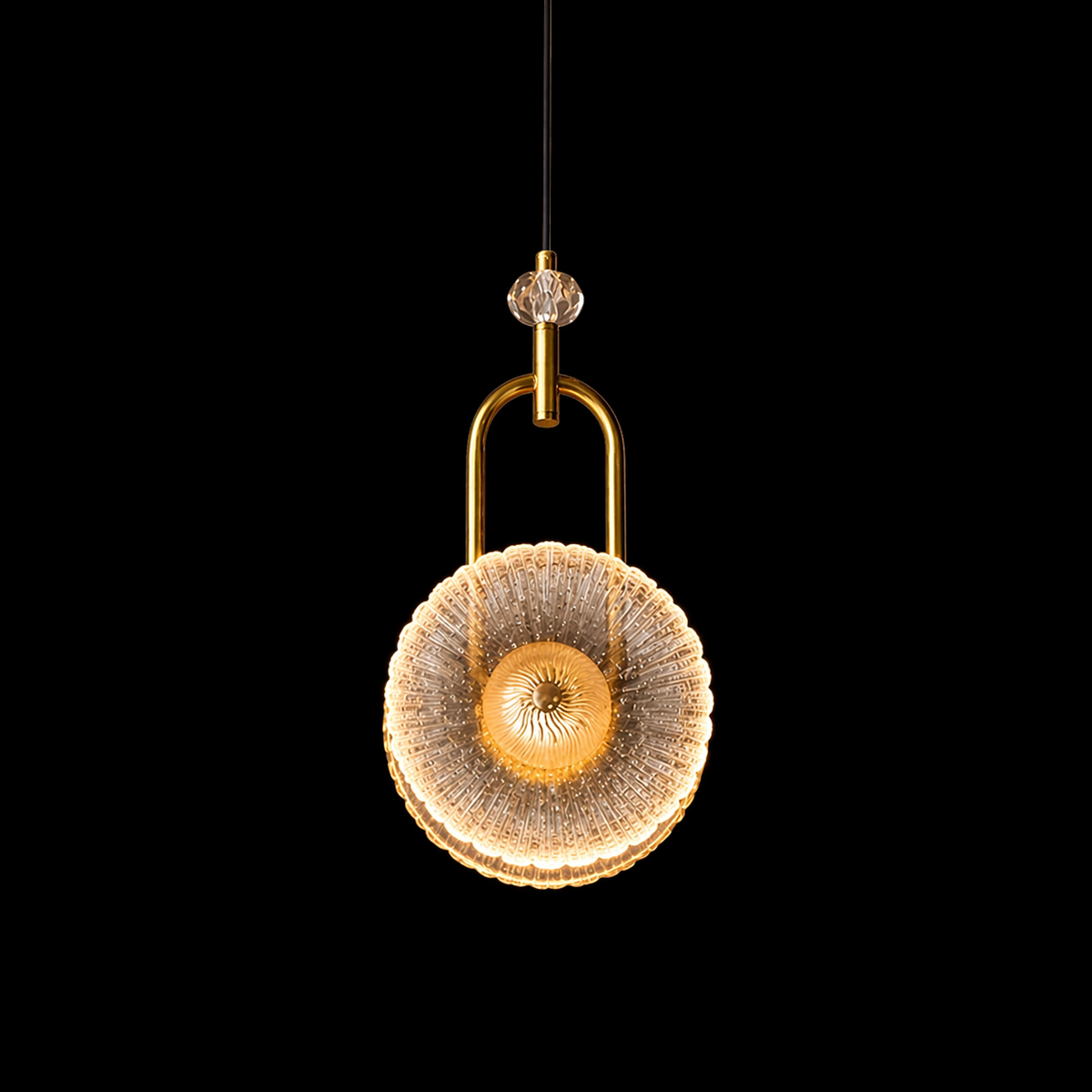 Solstice Pollen Halo Pendant