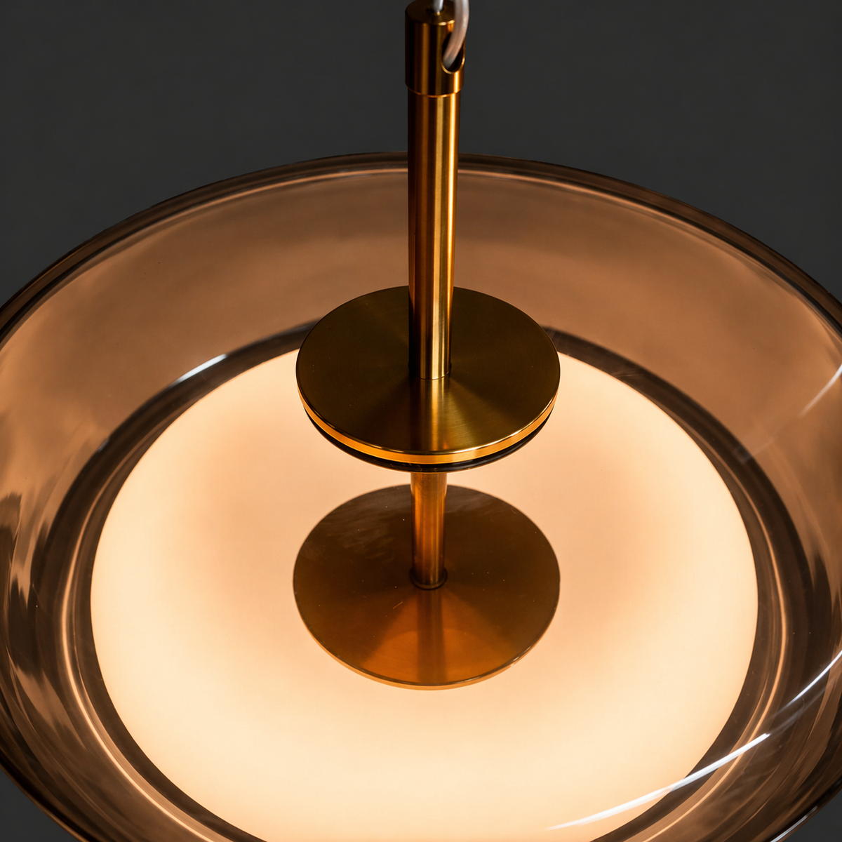 Noctelle Aurevia Halo Glass Pendant Light