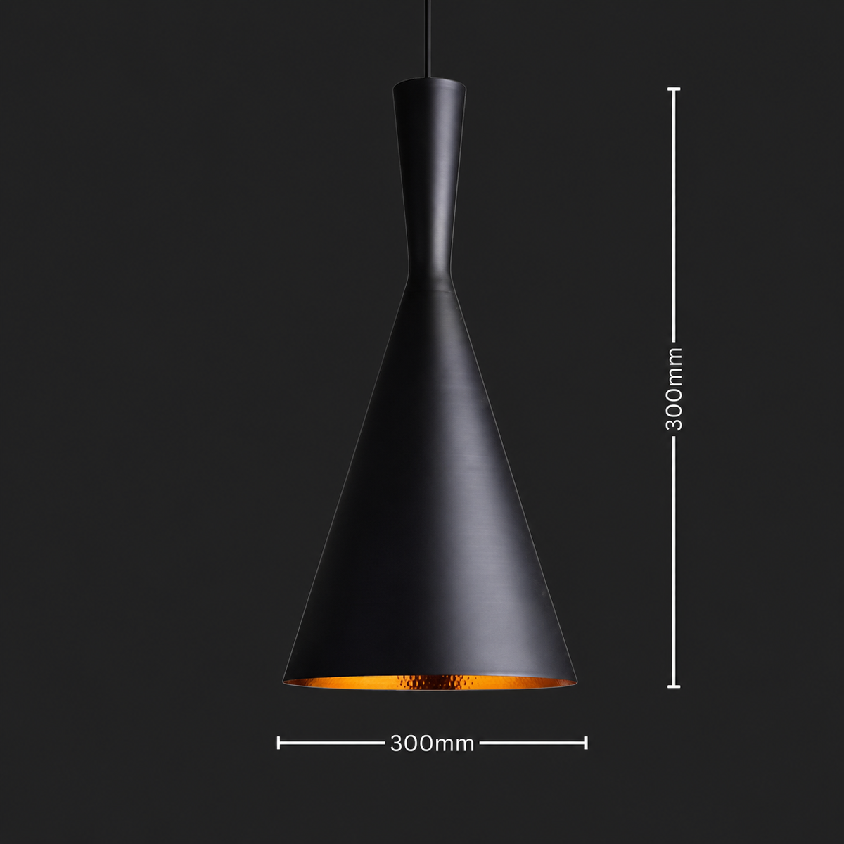 Shadow Core Modern Cone Pendant Light