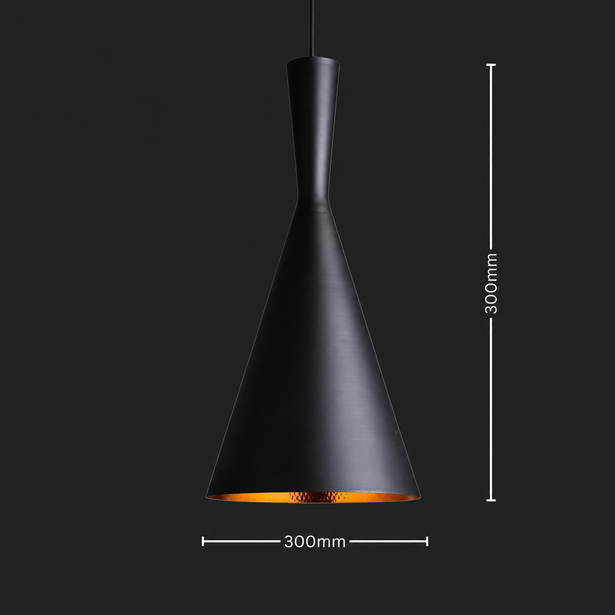Shadow Core Modern Cone Pendant Light