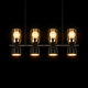 FusionGlow 4-Light Suspension Chandelier
