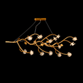 Aurora Vine Crystal Linear Chandelier