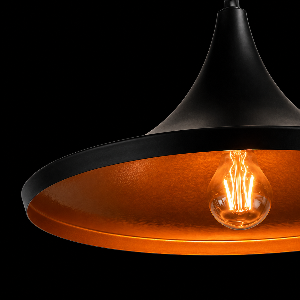 Eclipse Core Bell-shaped Pendant Light