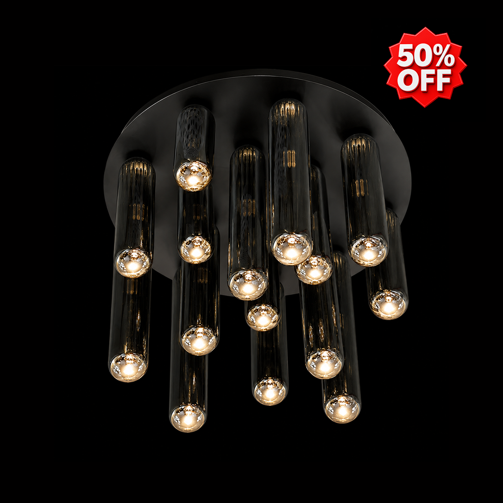 Noir Cascade Ceiling Light
