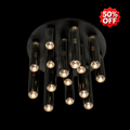 Noir Cascade Ceiling Light