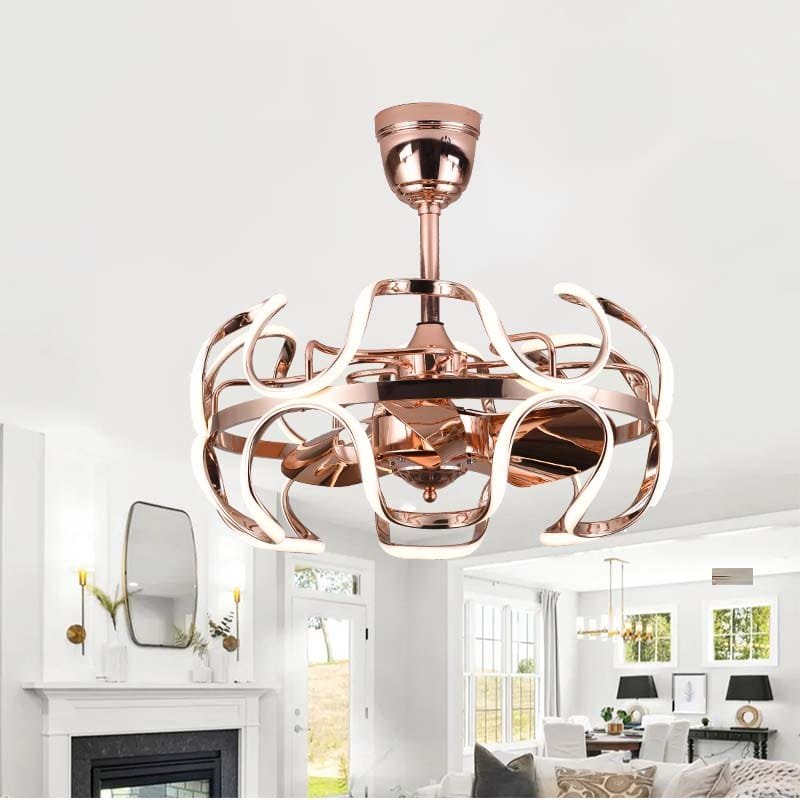 EMU ROSE GOLD | 38W BLDC Motor | PVC Body | Metal Blade