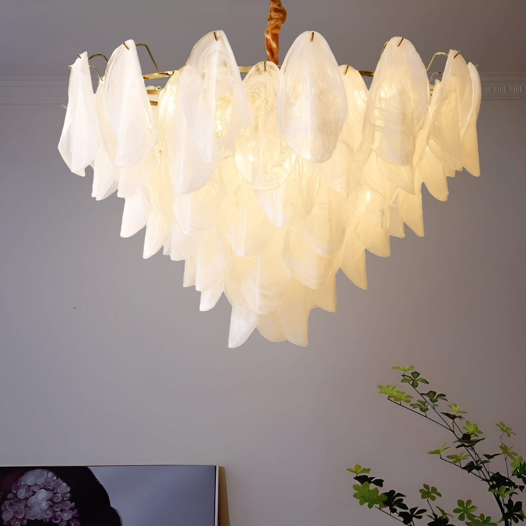 Glacial Glass Chandelier
