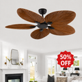 Harrier Dark Brown Ceiling Fan | 40W BLDC Motor | 1320mm | Metal Body