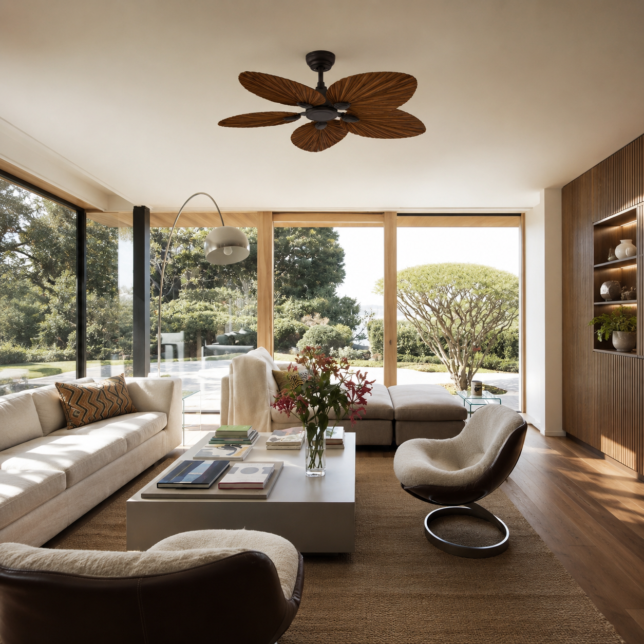 Harrier Dark Brown Ceiling Fan | 40W BLDC Motor | 1320mm | Metal Body