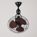 Toucan Brown Ceiling Cage Fan