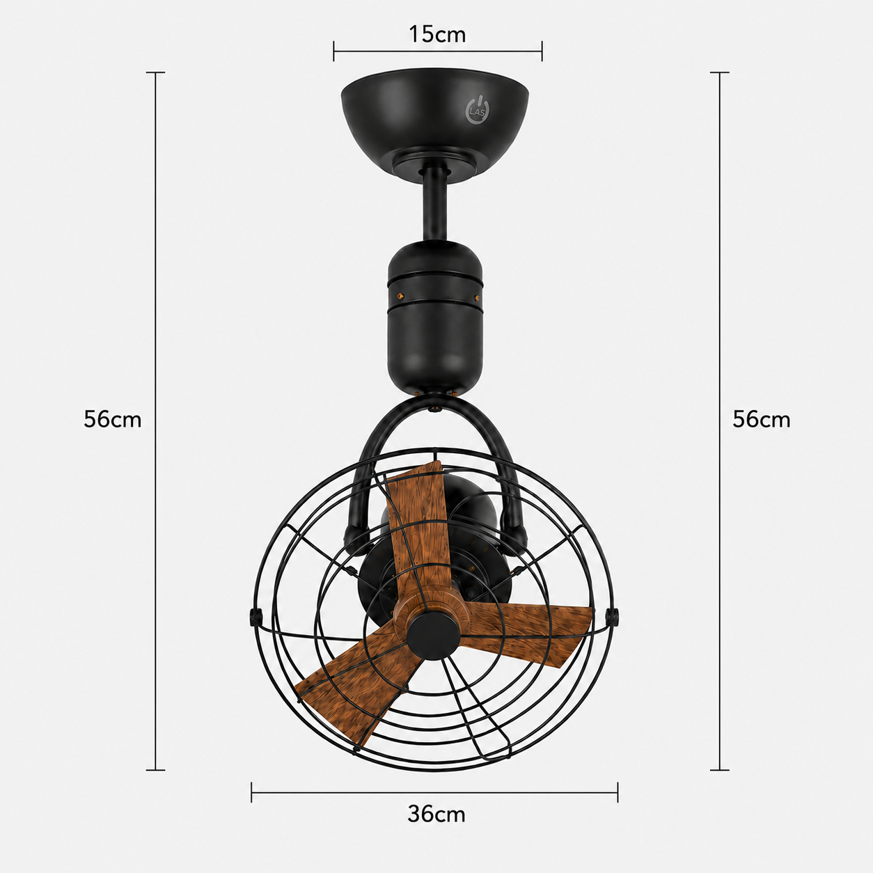Canary Ceiling Cage Fan | 15W BLDC Motor | 360mm | ABS Body