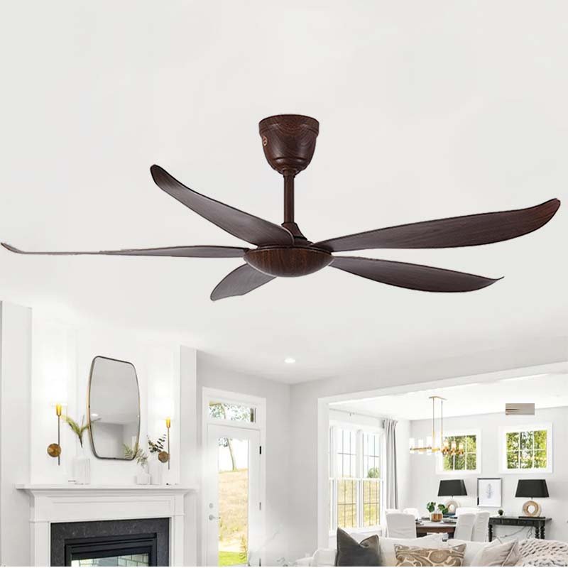 Catbird Brown Ceiling Fan | 55W BLDC Motor | 1400mm | Wooden Body