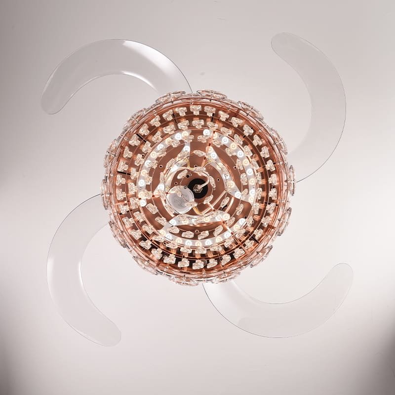 Hornbill (With lamp) Ceiling Fan | 38W BLDC Motor | 1220mm | Iron Body