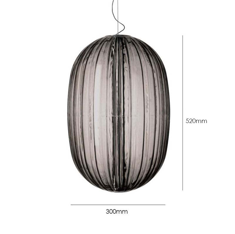 Shadowed Glass Pendant Lamp