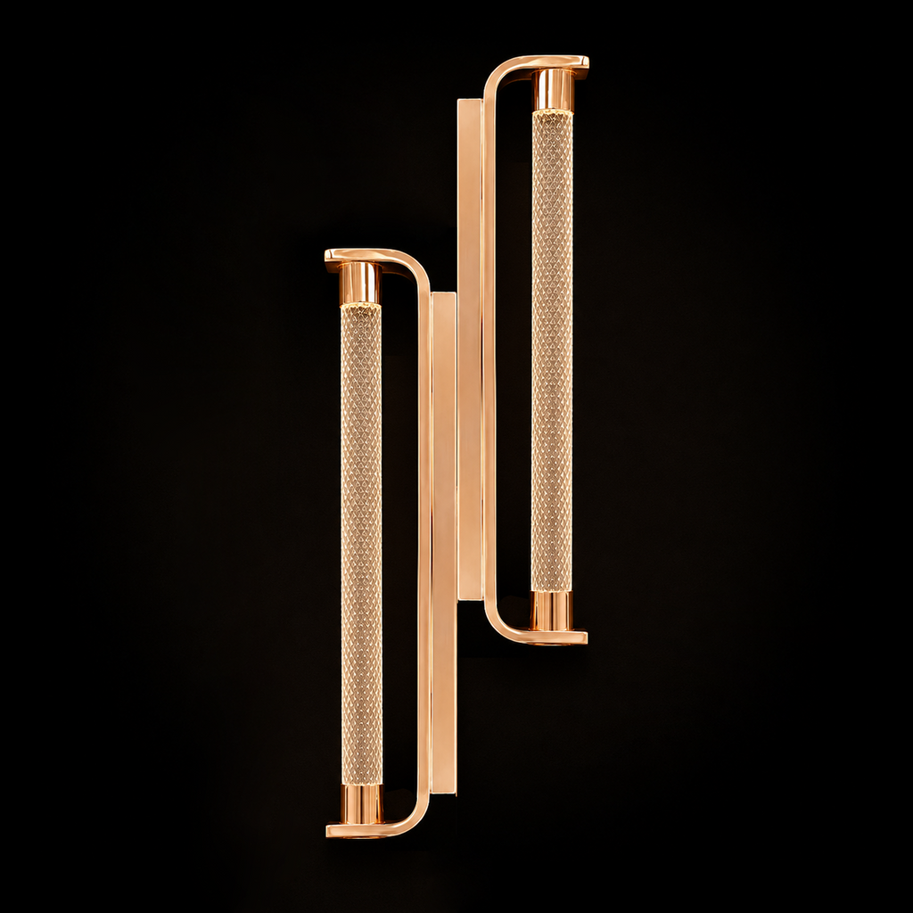 Lyra Twin Crystal Wall Light