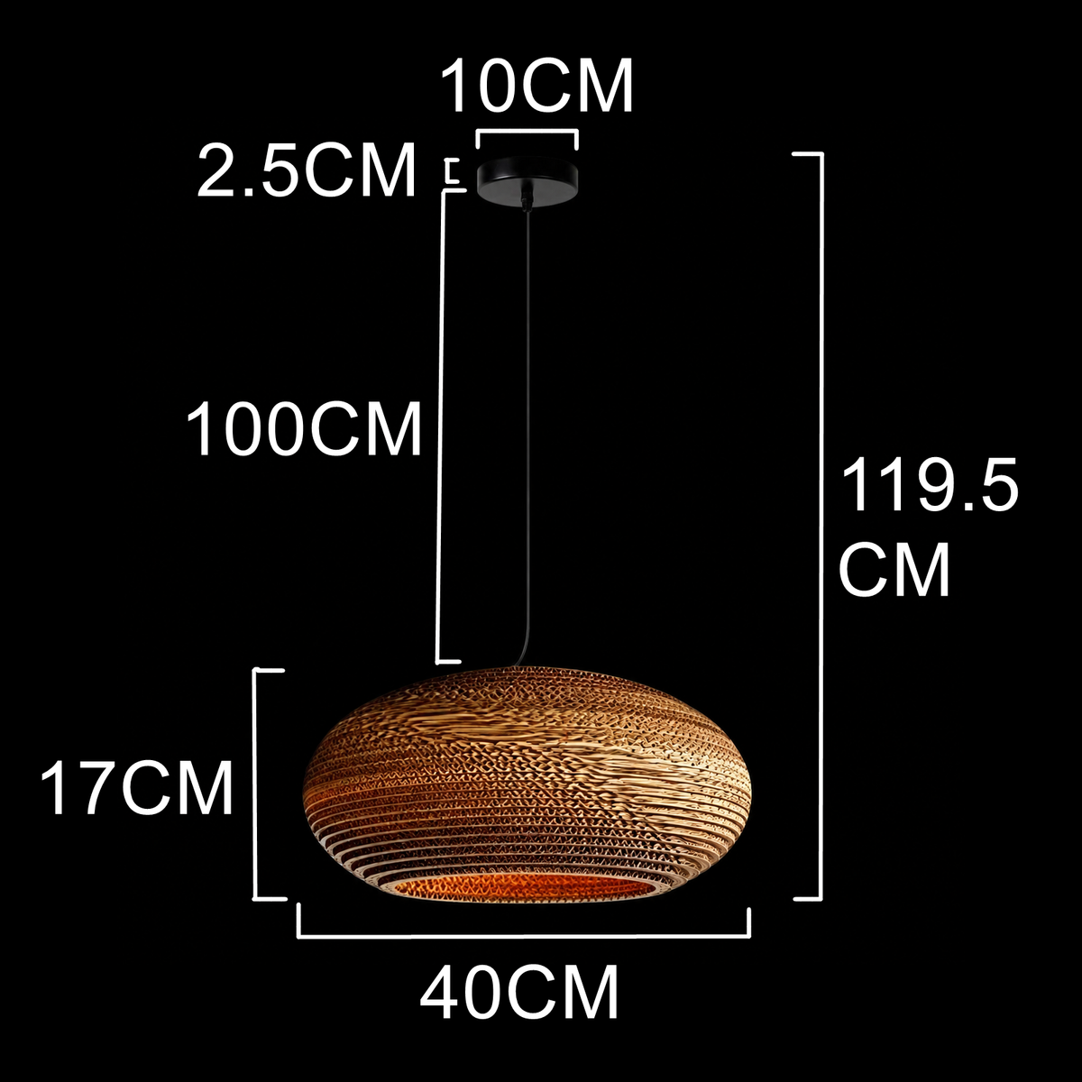 Terra Halo Textured Dome Pendant Light