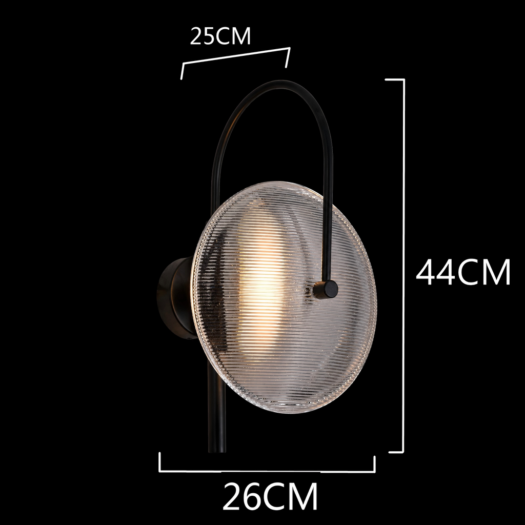 Halo Disc Arc Wall Sconce
