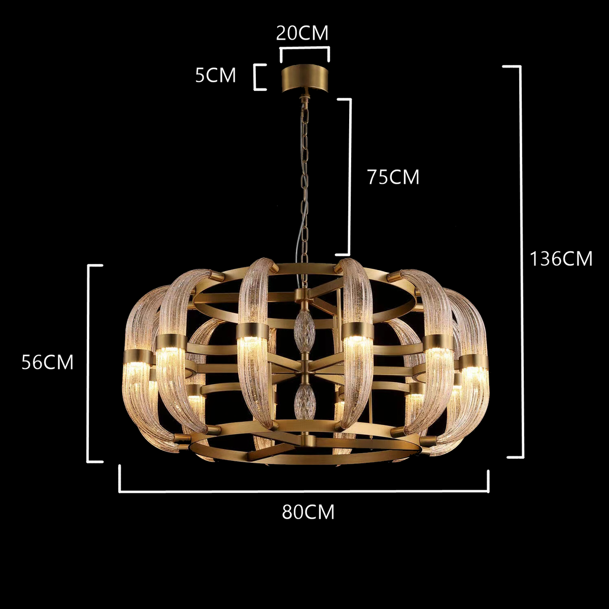 Aurelia Crown Chandelier