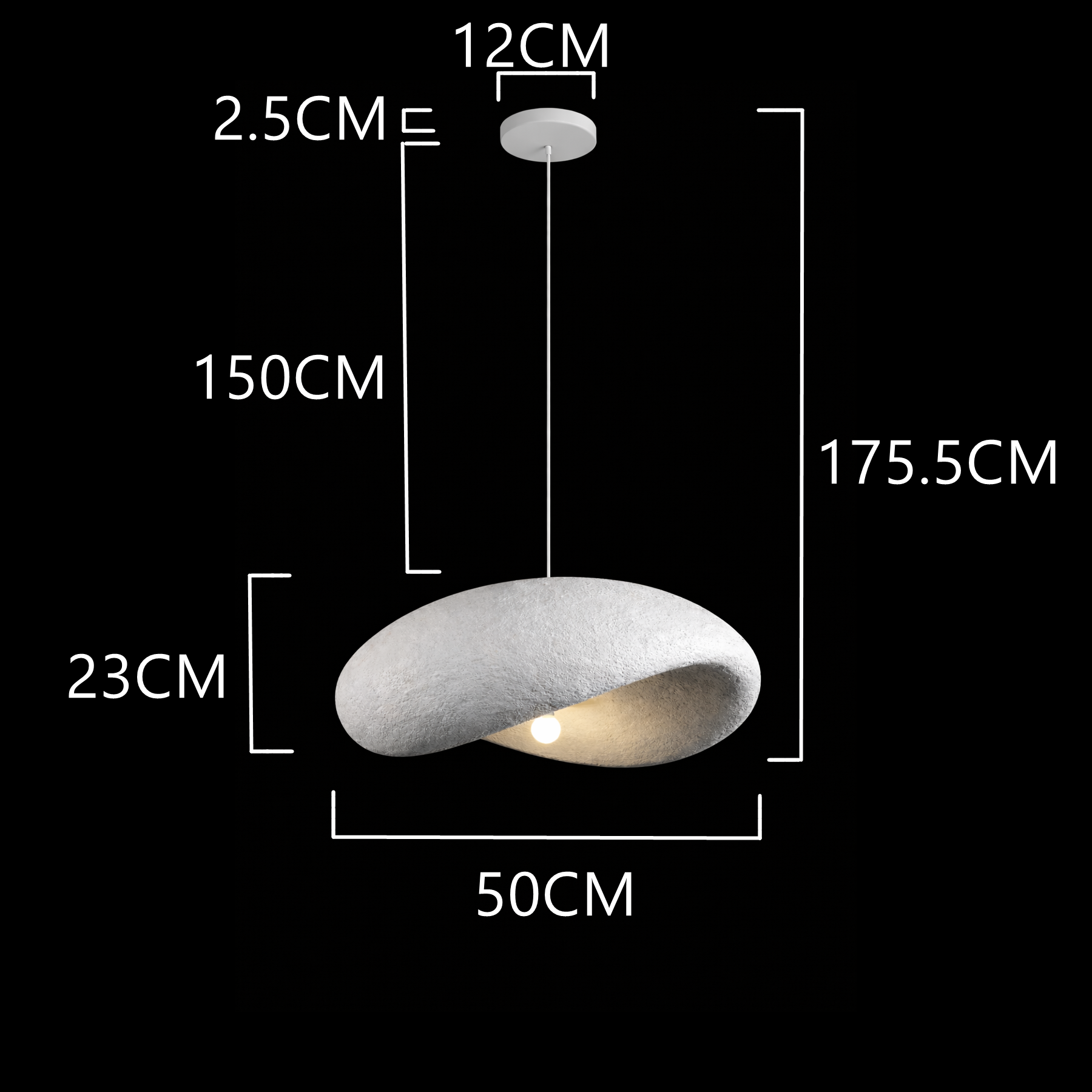 Elegant Abstract Pendant Light for Modern Luxury Interiors