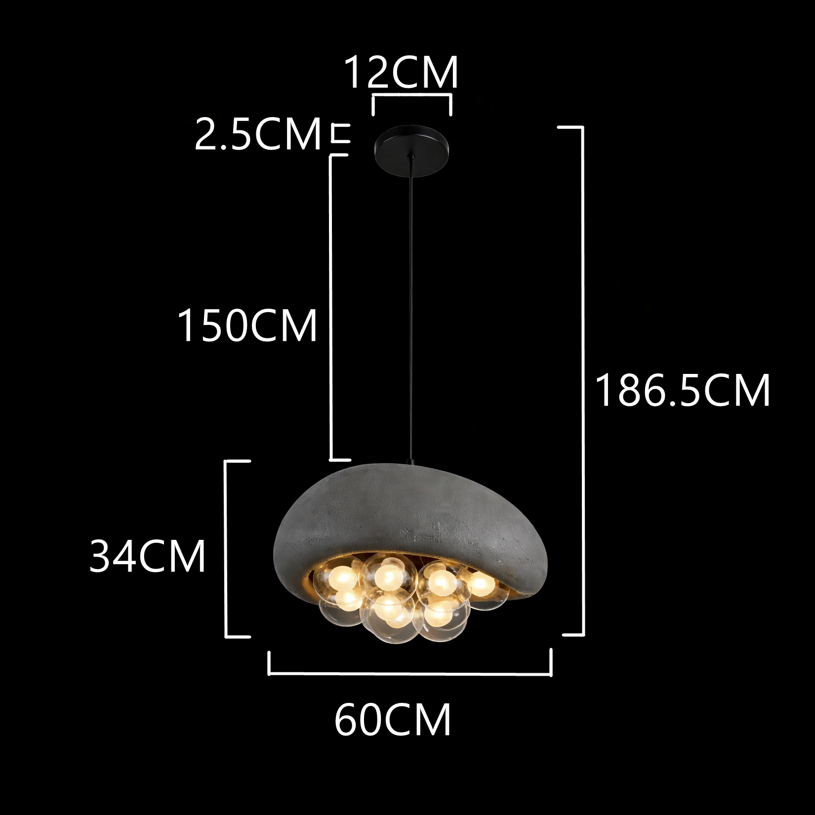 Nova Cluster Pendant Light – Contemporary Luxury Statement Lighting