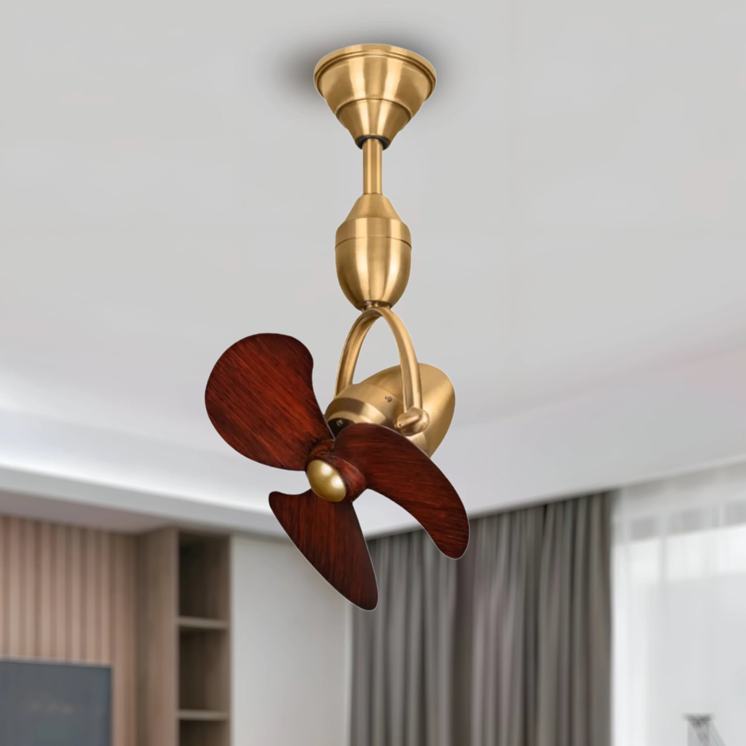 Toucan Golden Ceiling Fan | 15W BLDC Motor | ABS Body | Metal Frame