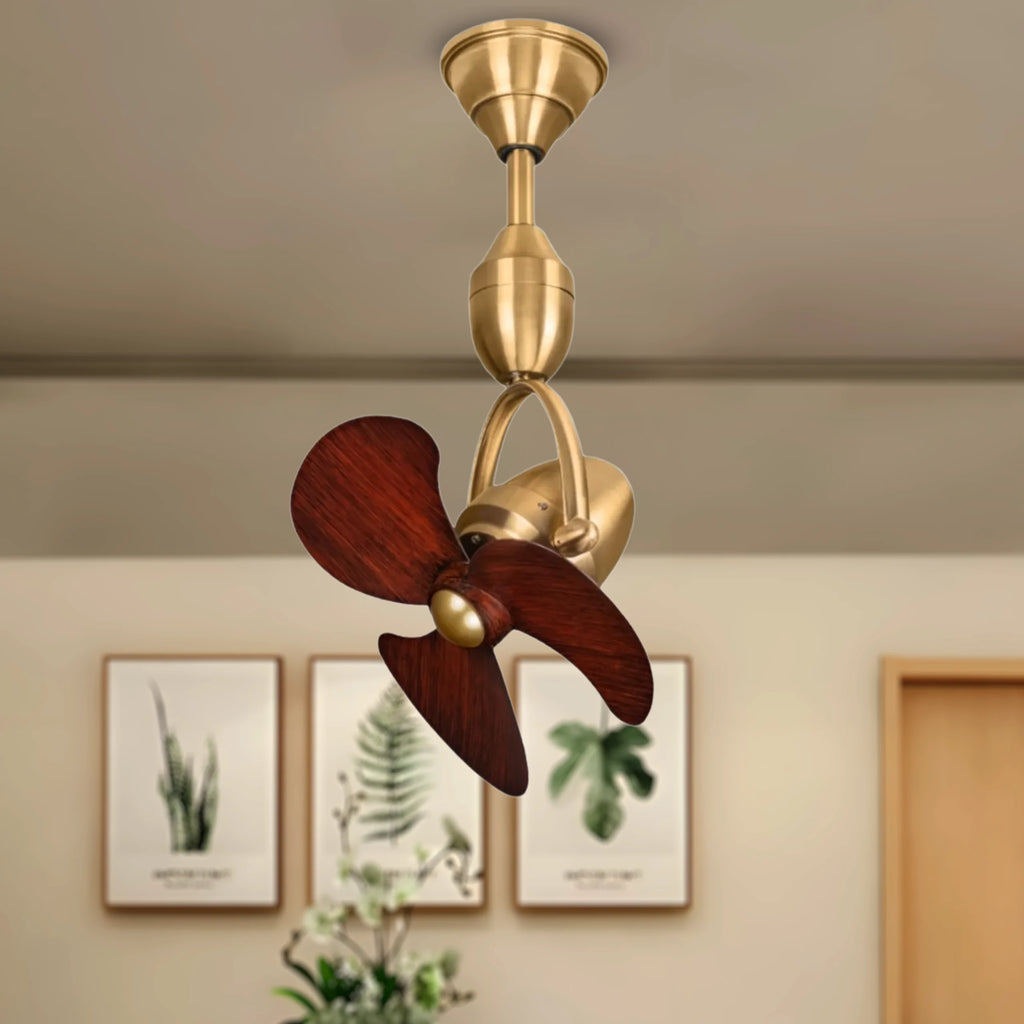 Toucan Golden Ceiling Fan | 15W BLDC Motor | ABS Body | Metal Frame
