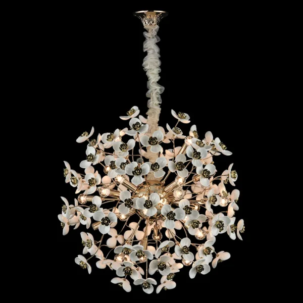 Trilium Ceramica Ceramic Chandelier