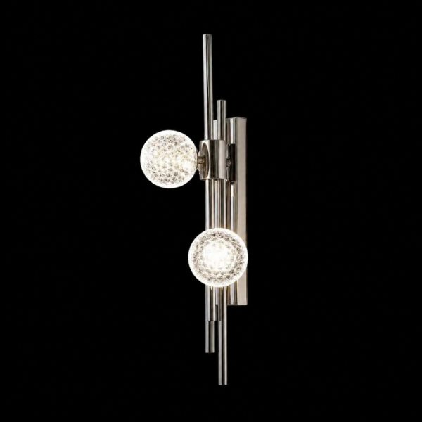 Sylvan Serenity (Duo)Chrome Wall Sconce