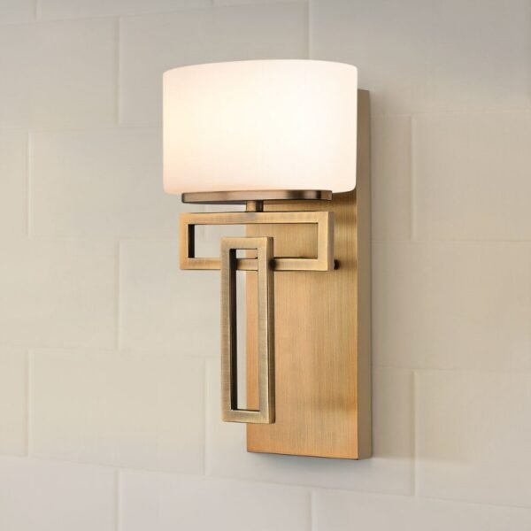 Delilah White Metal Wall Lamp