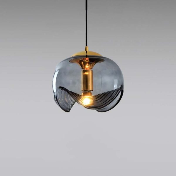 Bubbles Glass (Smokey) Pendant Lamp