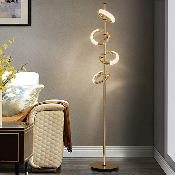 Roselyn (Iron, Aryllic) Floor Lamp