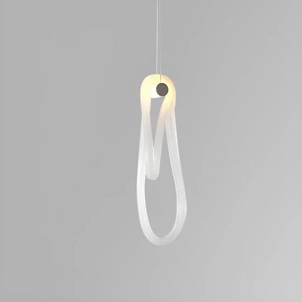 White Flag Glass Pendant Lamp luxury lighting home decor store india