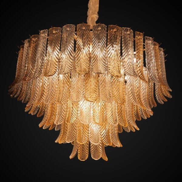 Gold On The Ceiling E14 Chandelier