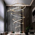 Sterling Seven (7 Rings) Chandelier