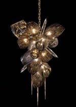 Time in Berlin(Vertical) Glass Chandelier