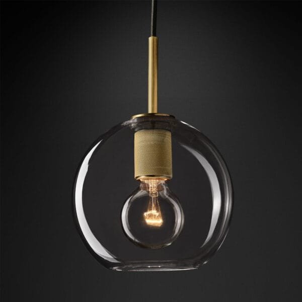 Soloman Glass Round Pendant Lamp