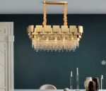 Golden Hour (Linear) Crystal Chandelier