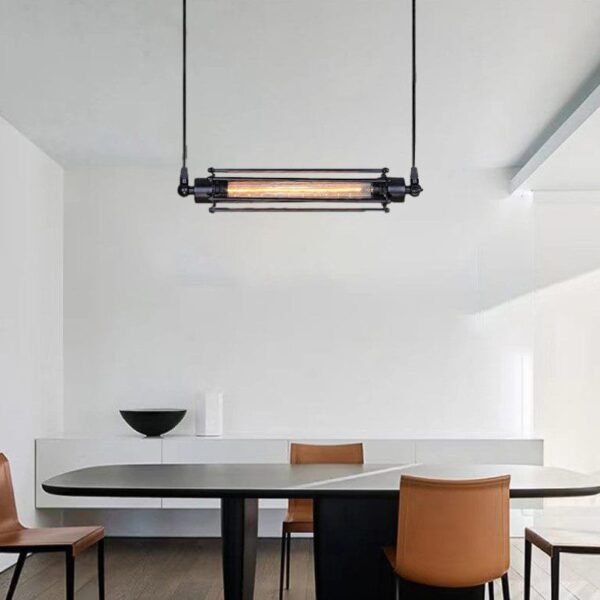 Rustic Refuge Lateral Iron Pendant Light