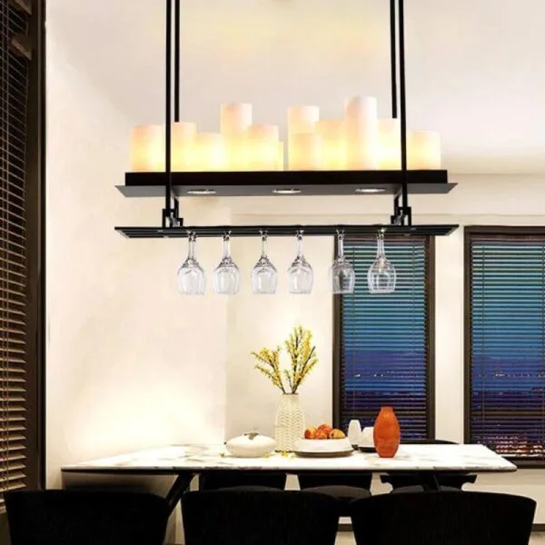 Flicker Flame LED Chandelier