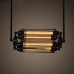 Rustic Refuge Parallel Iron Pendant Light