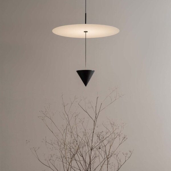 Black & White Minimal Pendant Light
