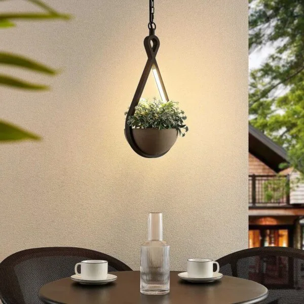 Rustic Garden Bowl Pendant Light