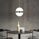 Airy Half-Sphere Pendant Light