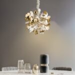 Ginko Round Ceramic Chandelier