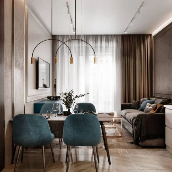 Sinous Twins Pendant Light