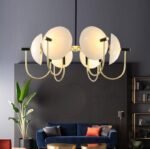 Earmuff Glass Chandelier