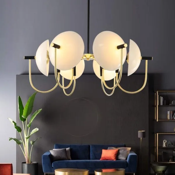 Earmuff Glass Chandelier